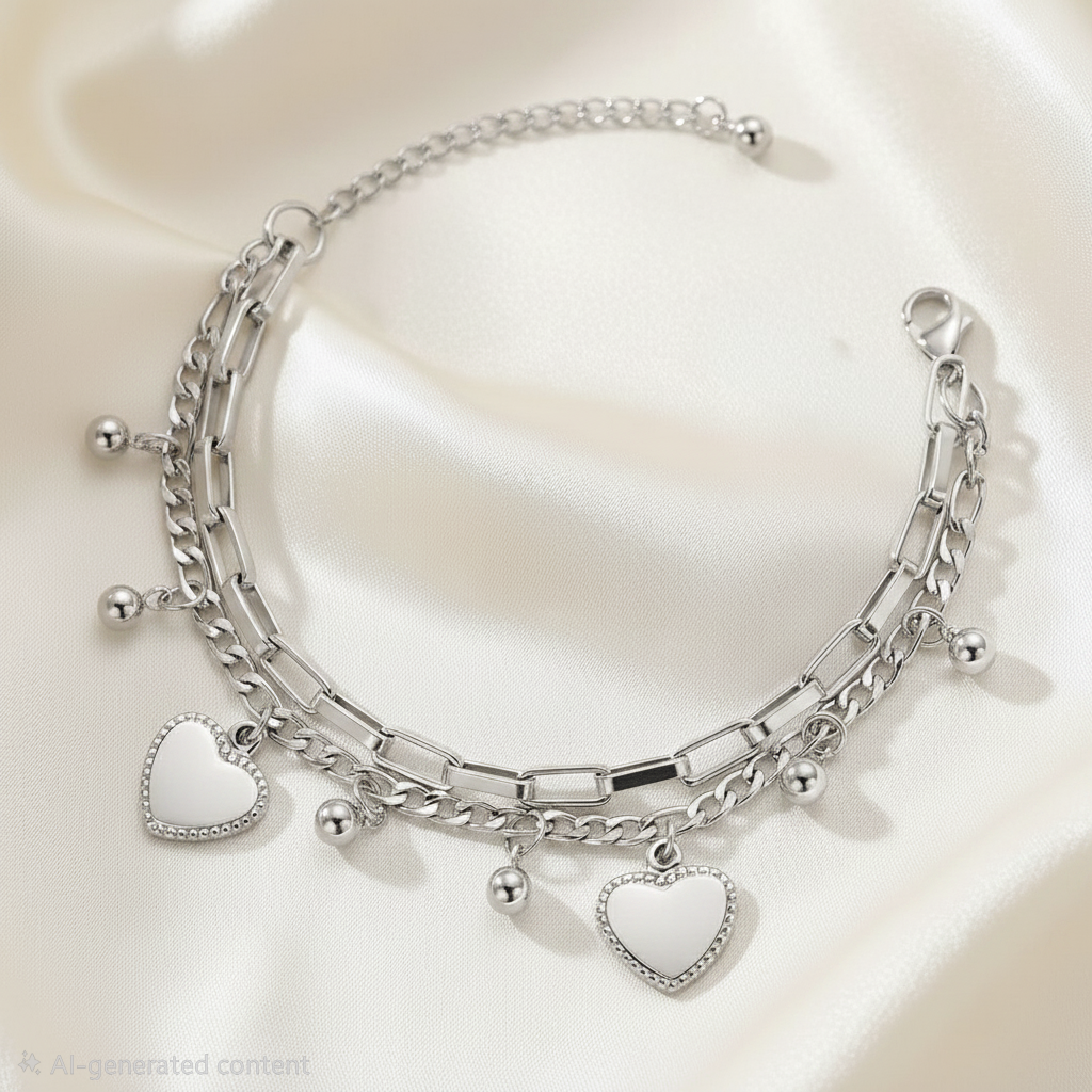 Silver Layered Bracelet